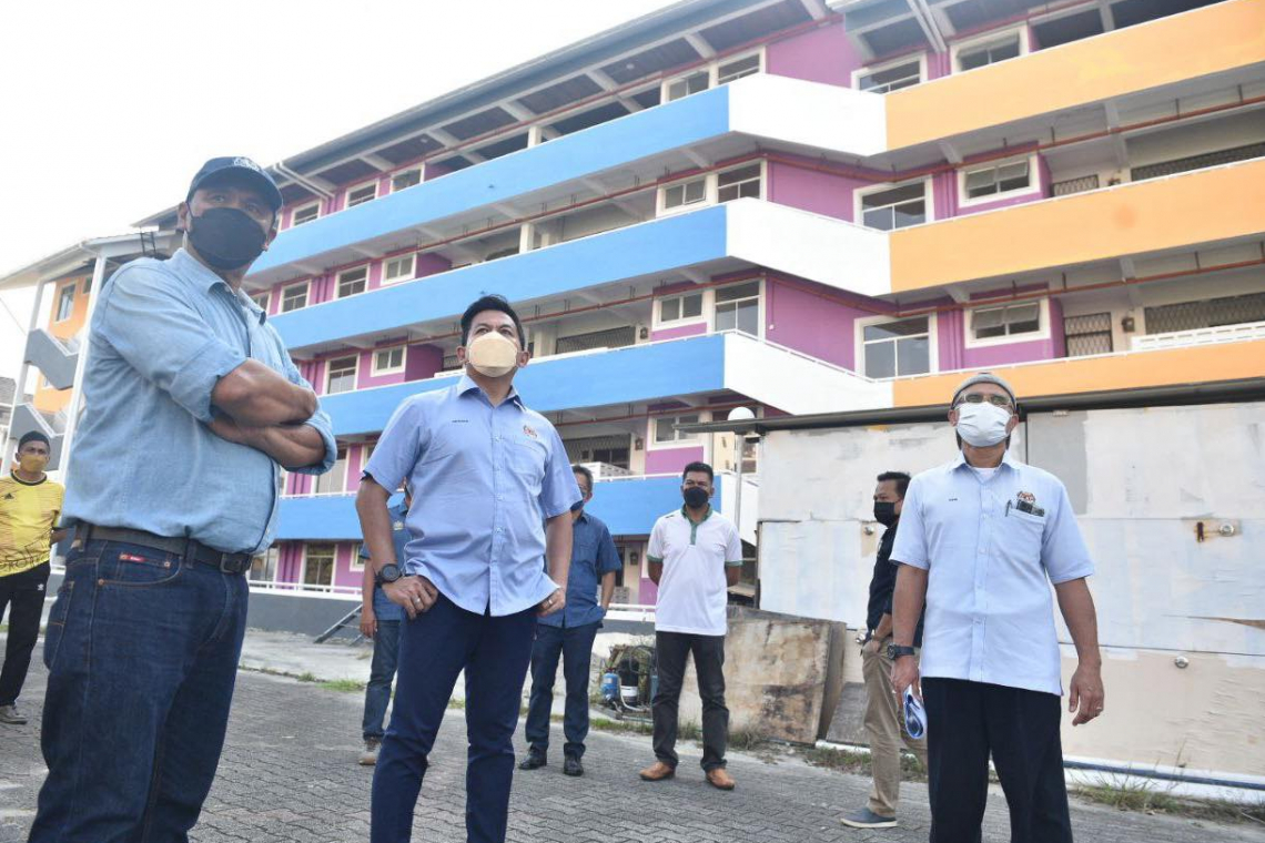 Sesi Melawat Ke Kuarters JKDM Di Sepanggar, Sabah